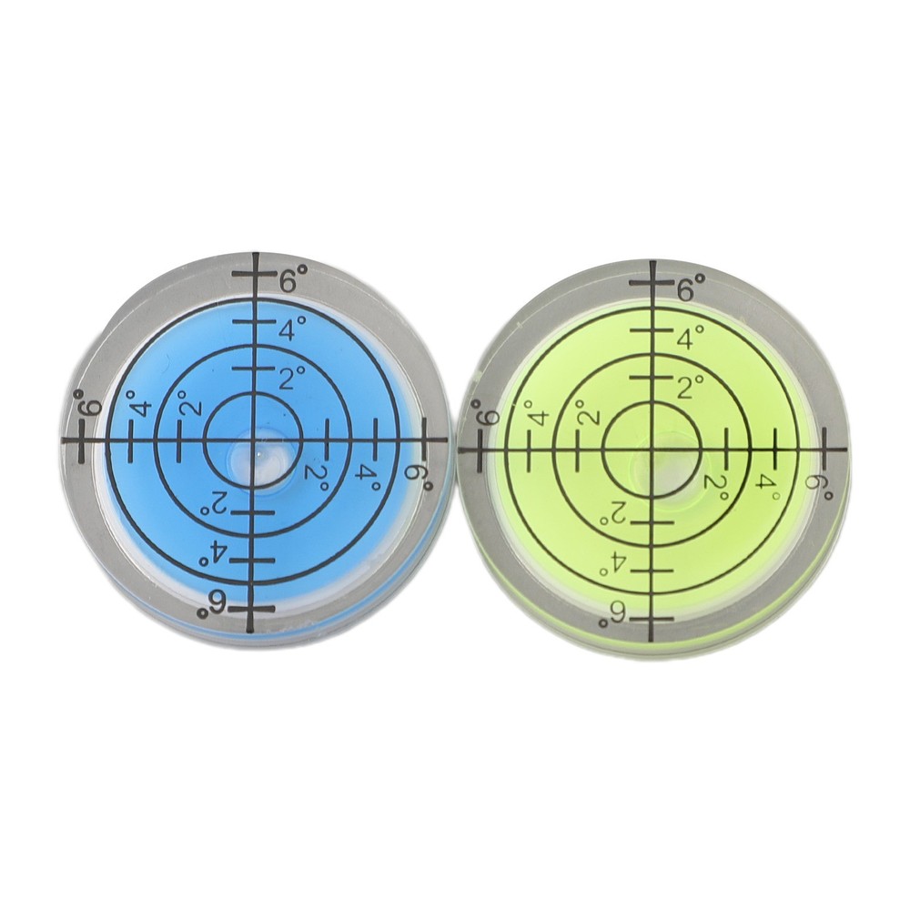 2Pcs 32mm Bubble Level for Adjusting Office Machines and Computer Monitors