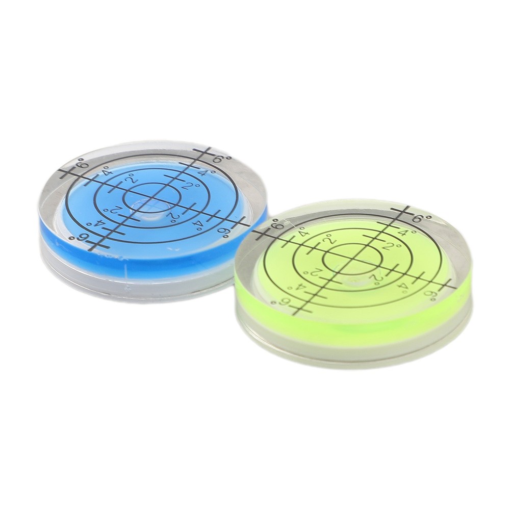 2Pcs 32mm Bubble Level for Adjusting Office Machines and Computer Monitors