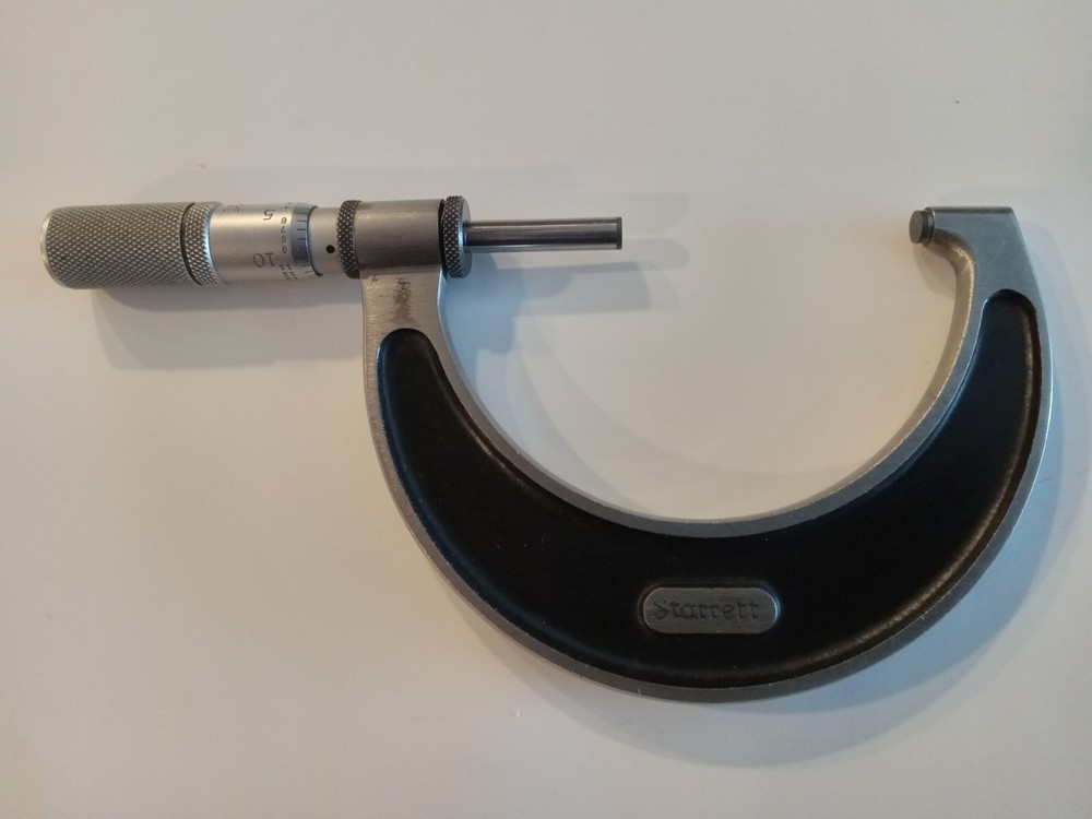 L. S. Starrett, #226 Micrometer, 2-3", Carbide faces, used