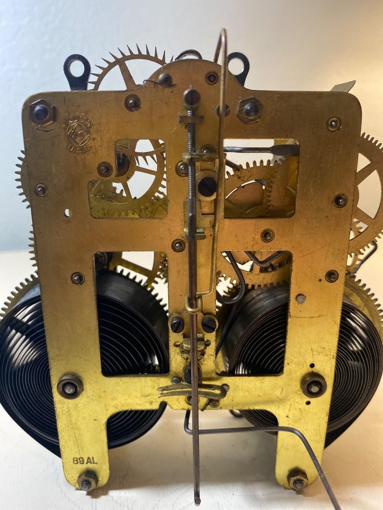 Working Antique Seth Thomas 89AL 8 Day Time & Strike Clock Movement