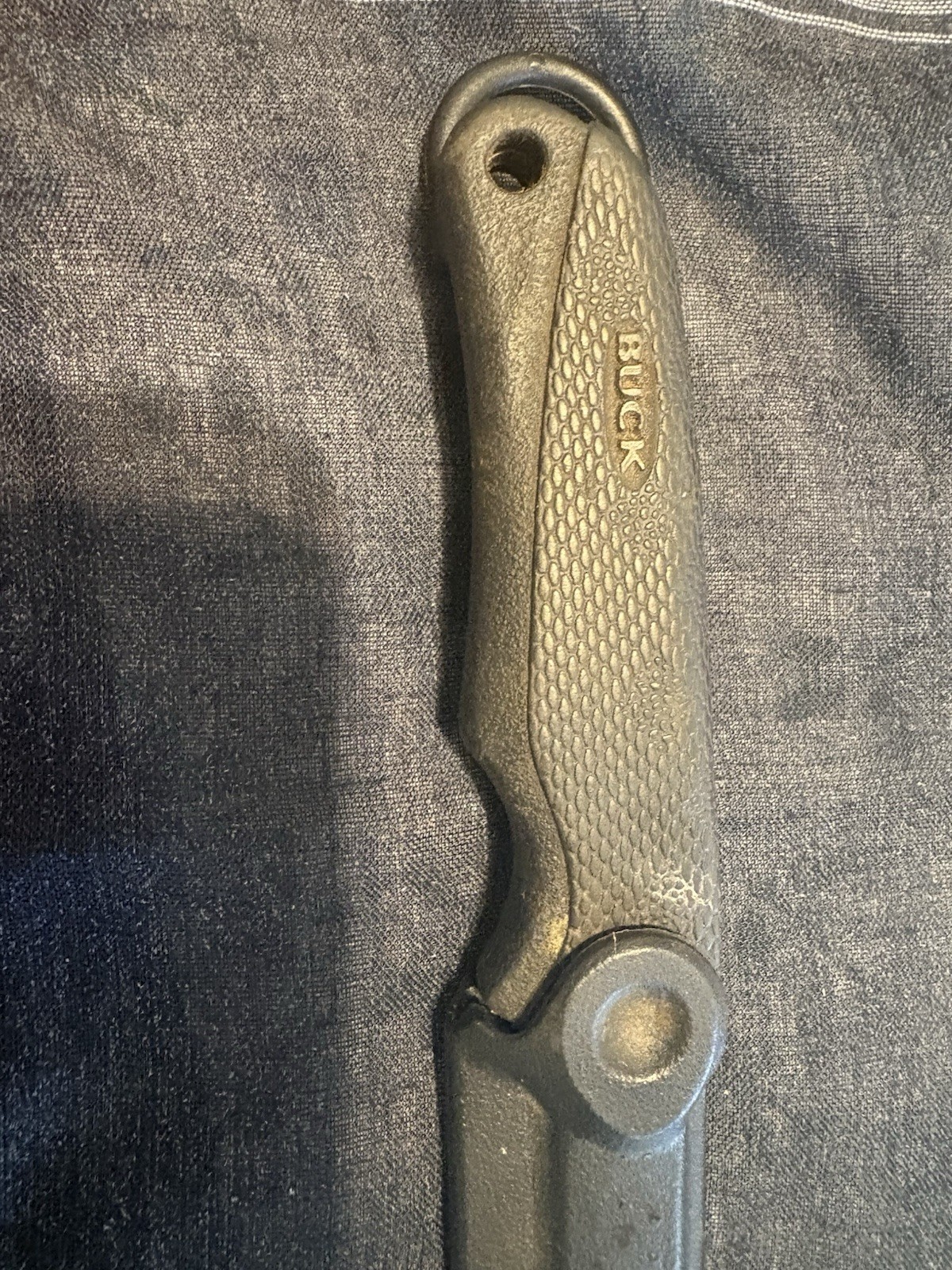 Buck Hunting Knife W Sheath.