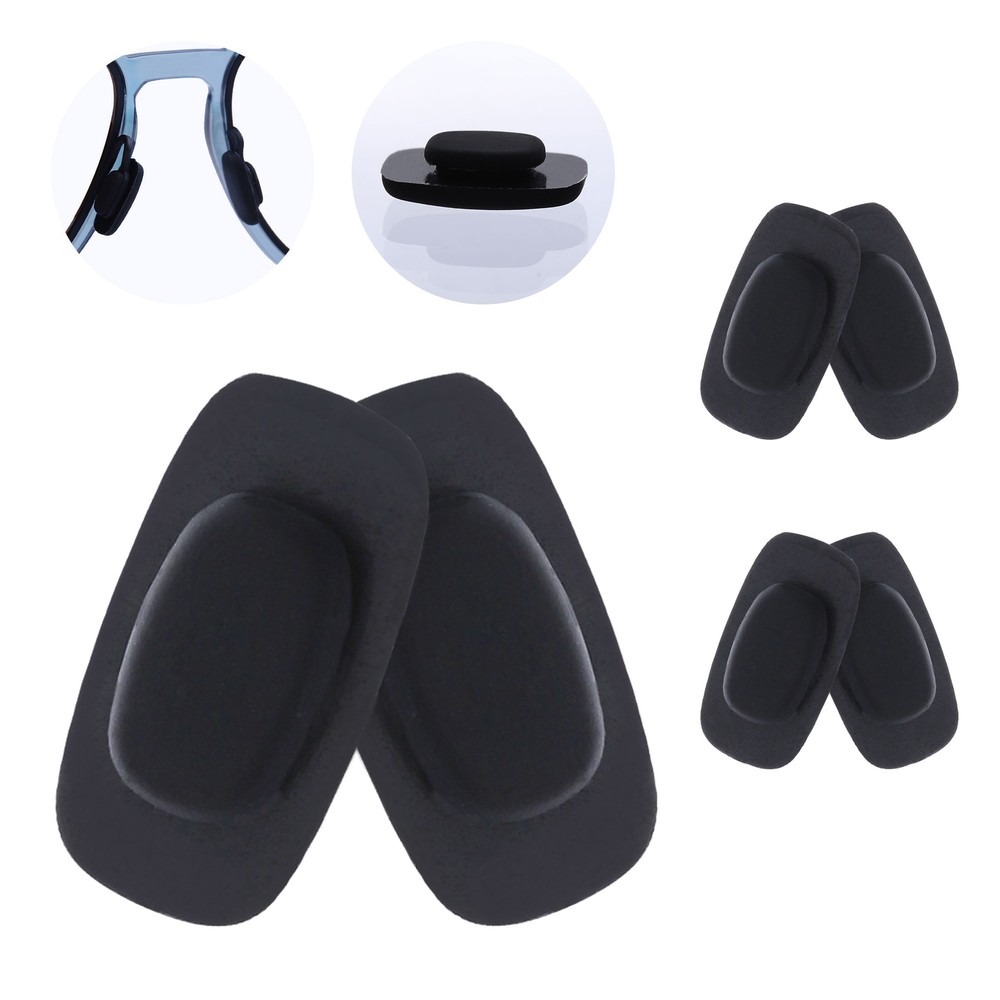 Replacement Silicon Black Nose Pads for Sunglasses Frames 12mm