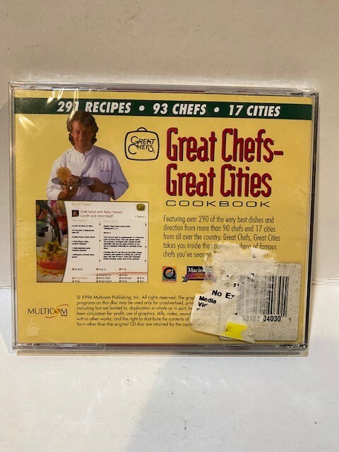 Great Chefs Great Cities Cookbook CD-ROM
