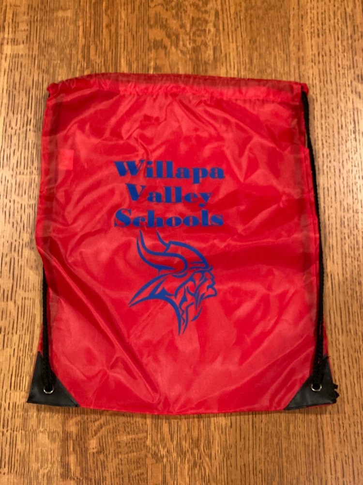 Drawstring Backpack - Willapa Valley Vikings - Gym Sack Bag