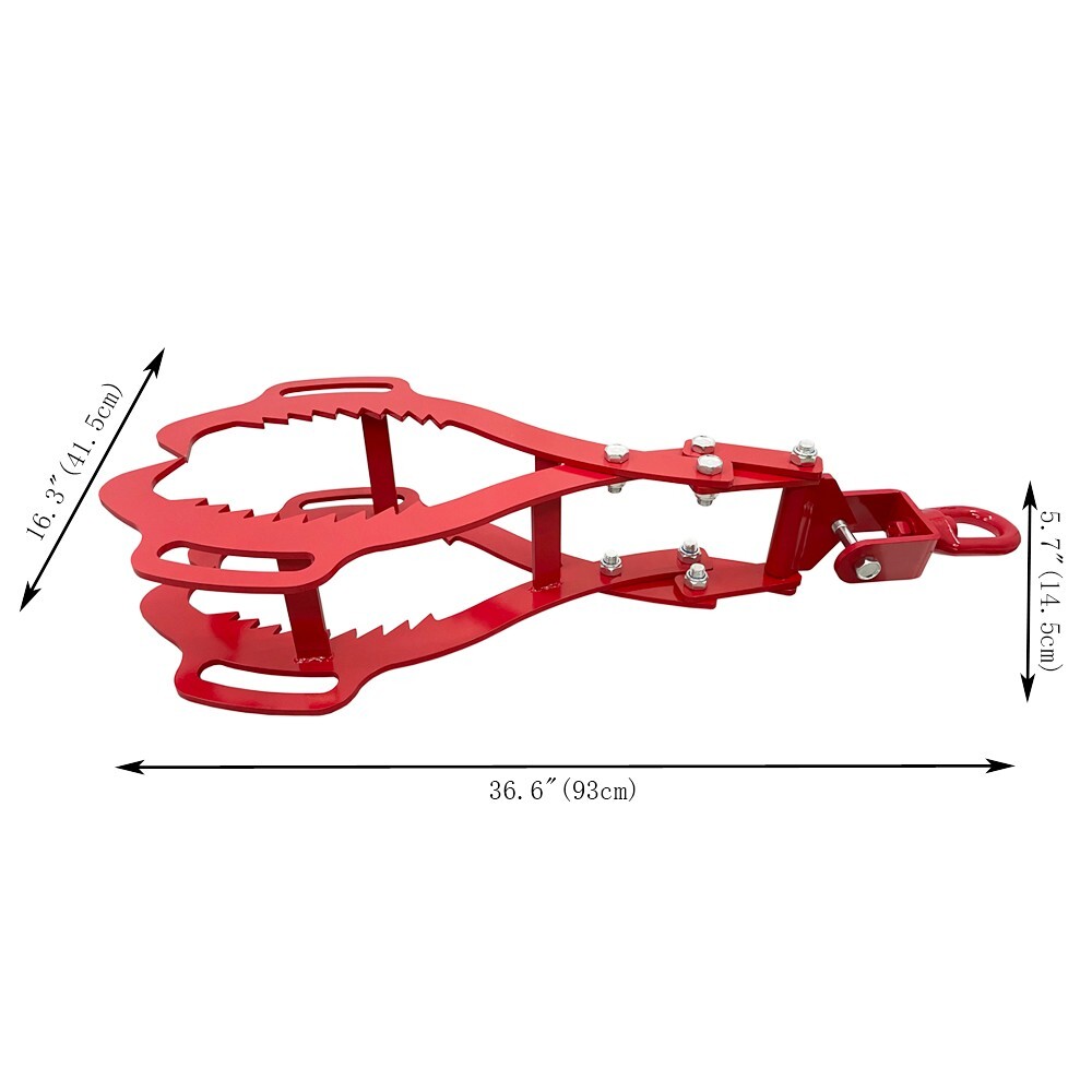 28"Log Clip 4Claw Lifting Hook Log Hook Lifting Hook Lifting Hook Unloading Hook