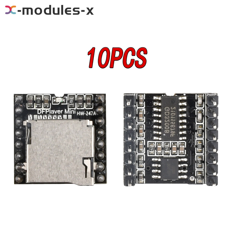 10PCS TF Card U Disk Mini MP3 Decoder Player WMV Audio Voice Module DFPlayer U