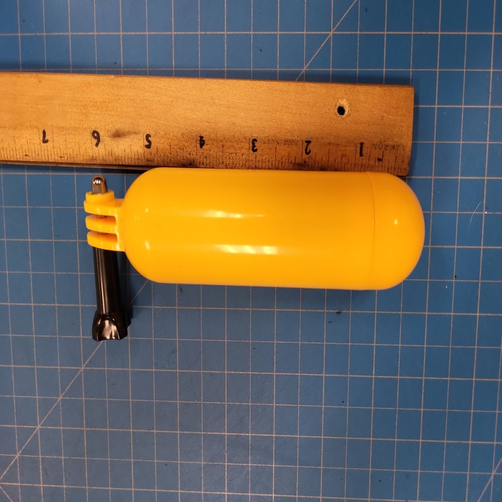 Action Camera Floating Hand Grip Yellow Waterproof Mount Accessory