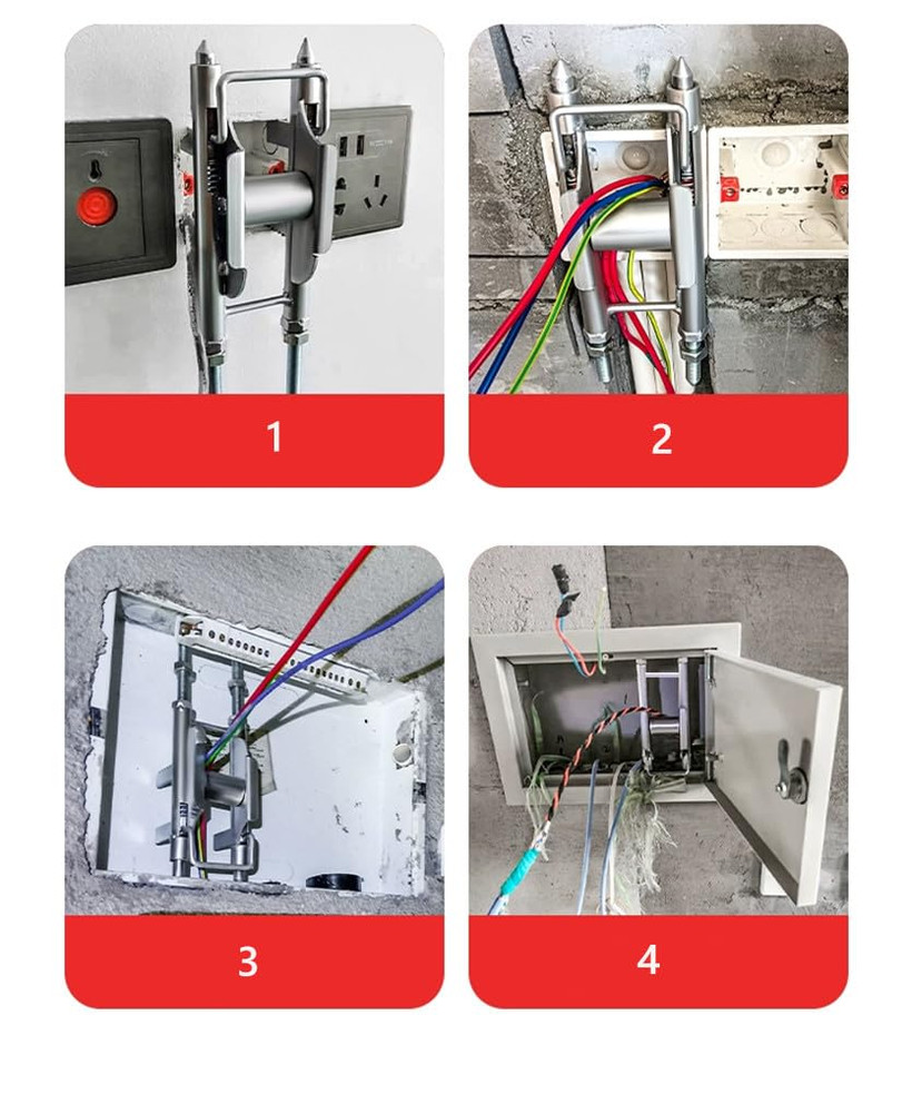 Professional Electrical Tool: Pulling Pulley - Single-Person Wire Assistance. Su