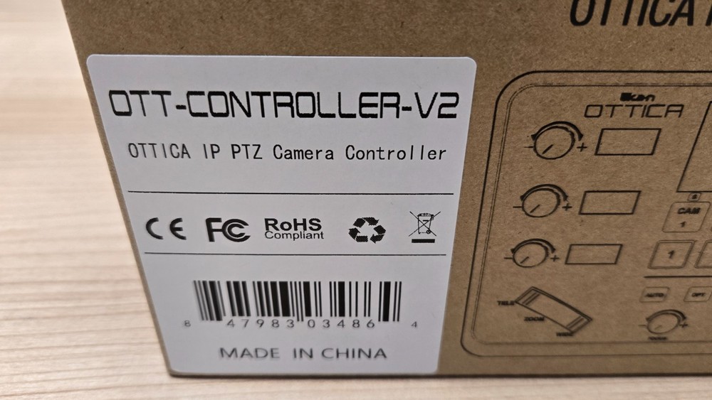 ikan OTTICA V2 IP PTZ Camera Controller - OTT-CONTROLLER-V2 - IP VISCA, RS-232