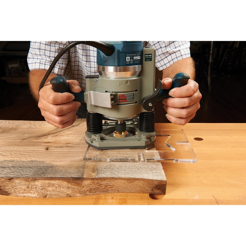 WOODRIVER Router Inlay Template Bowtie