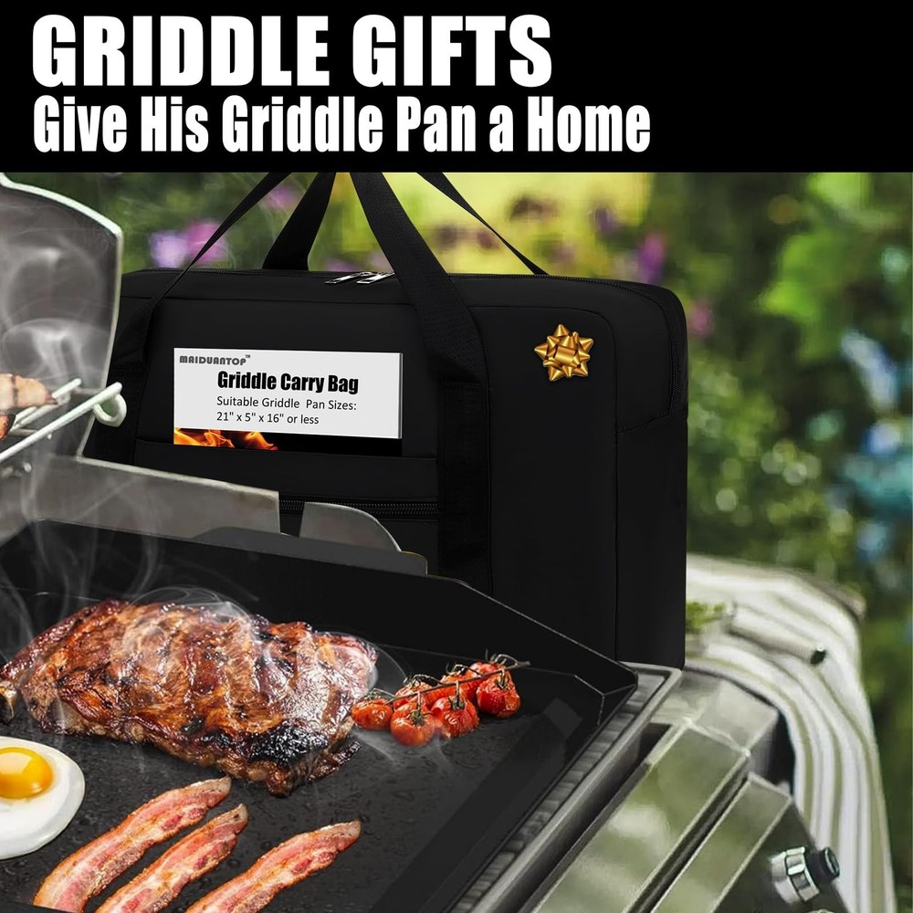 Griddle Carry Bag,Grill Accessory Storage,Large Griddle Accessories Storage B...