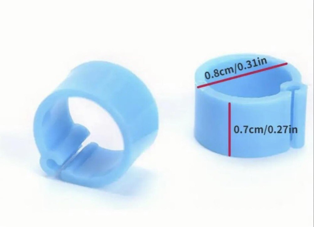 Leg Ring Plastic Identification Marking For Pigeons Chicken