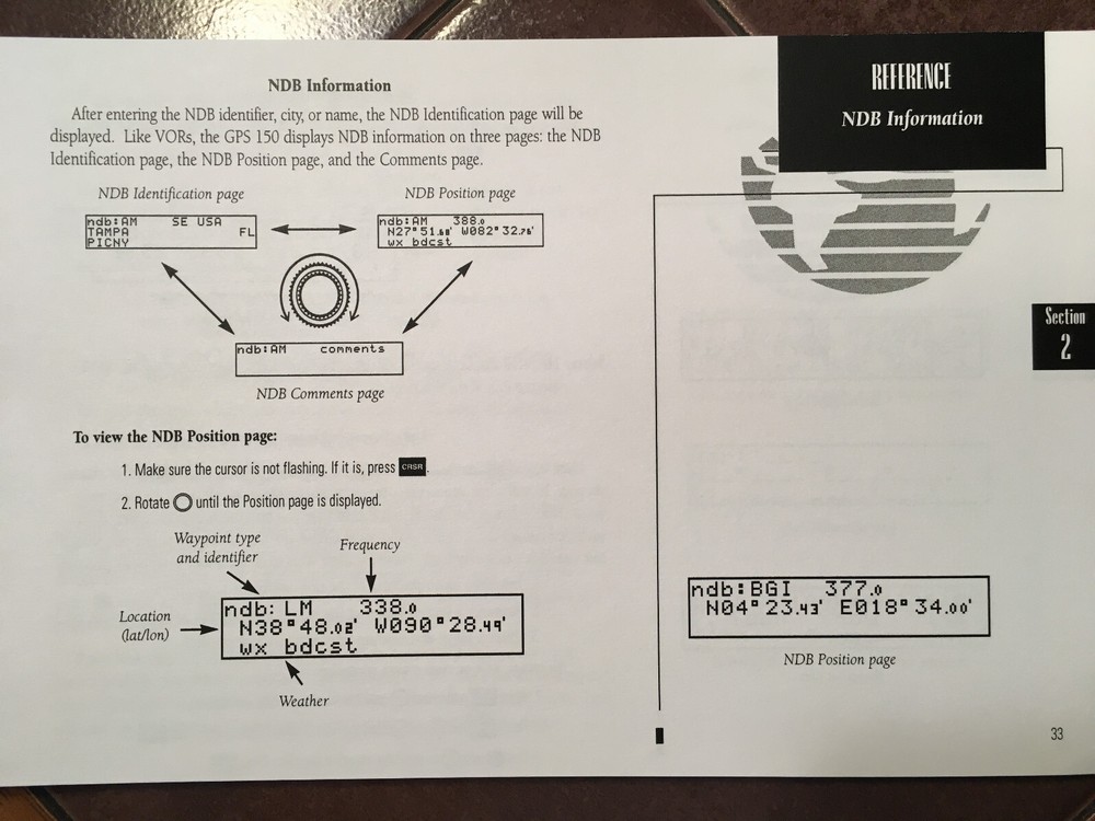 Garmin GPS 150 Pilot's Guide Manual
