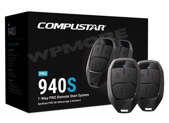 Compustar CSP940-S 1-Way LED 1500-ft Range Remote Start System + Blade-AL Bypass