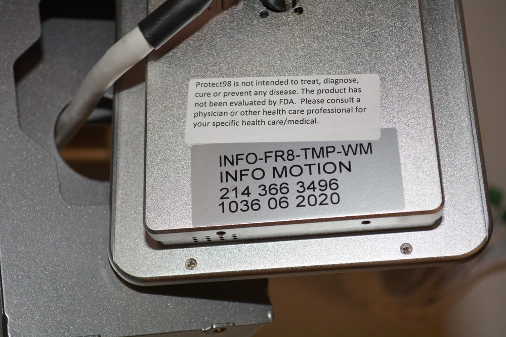 Info Motion Android Facial Recognition Body Temperature Scanner #W4144