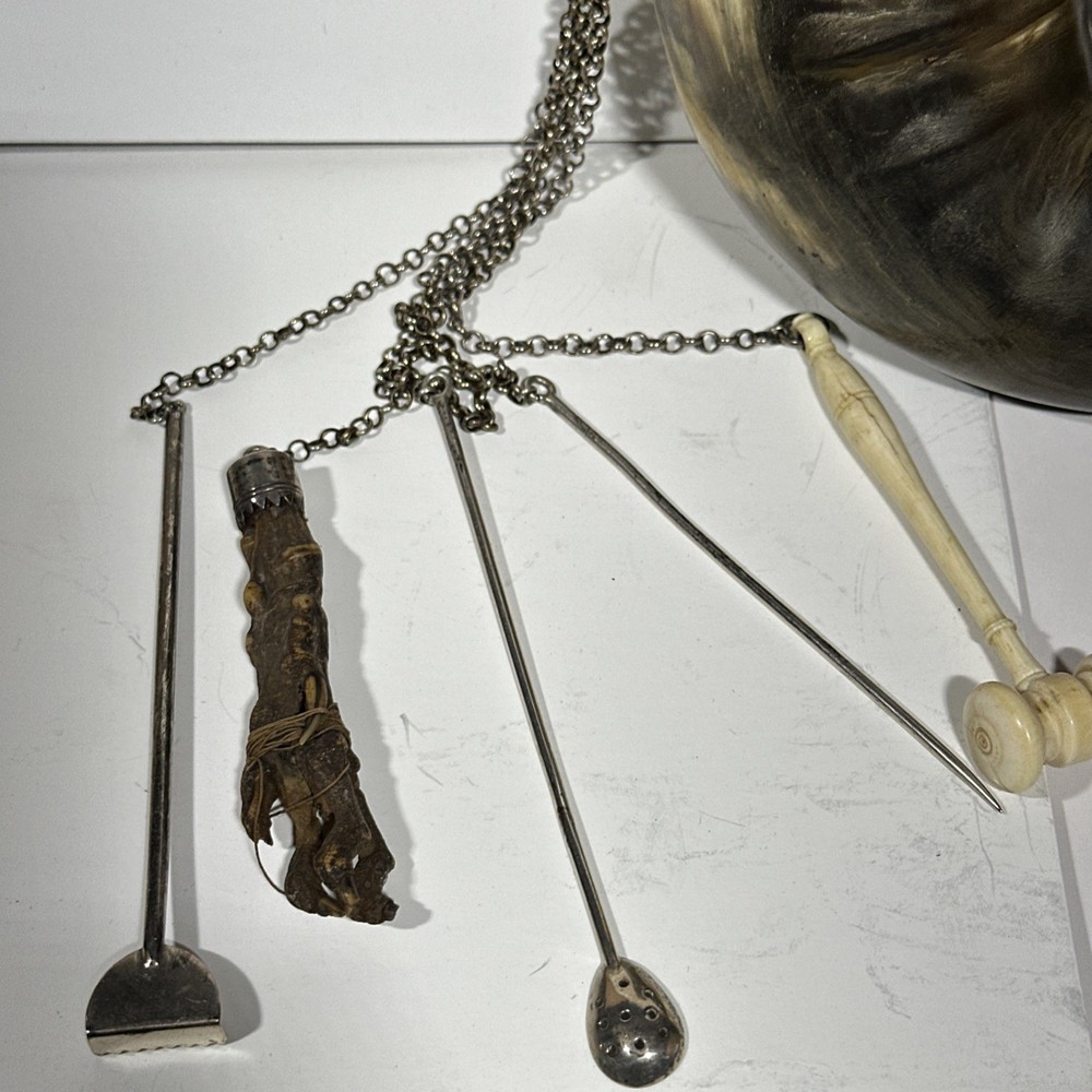 A Fine Scottish Silver Mounted Snuff Mull