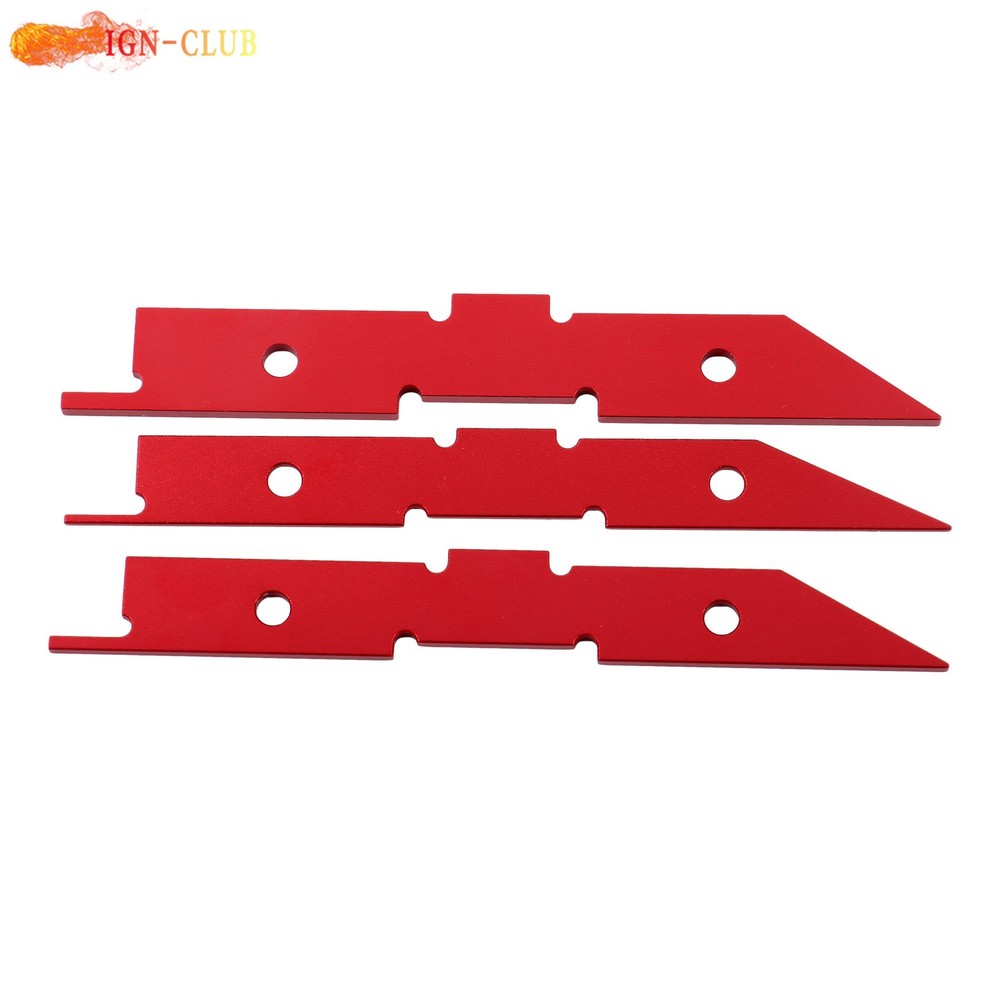14 Pcs Aluminum Router Table Setup Bars Precision Setup Blocks Height Gauge Set