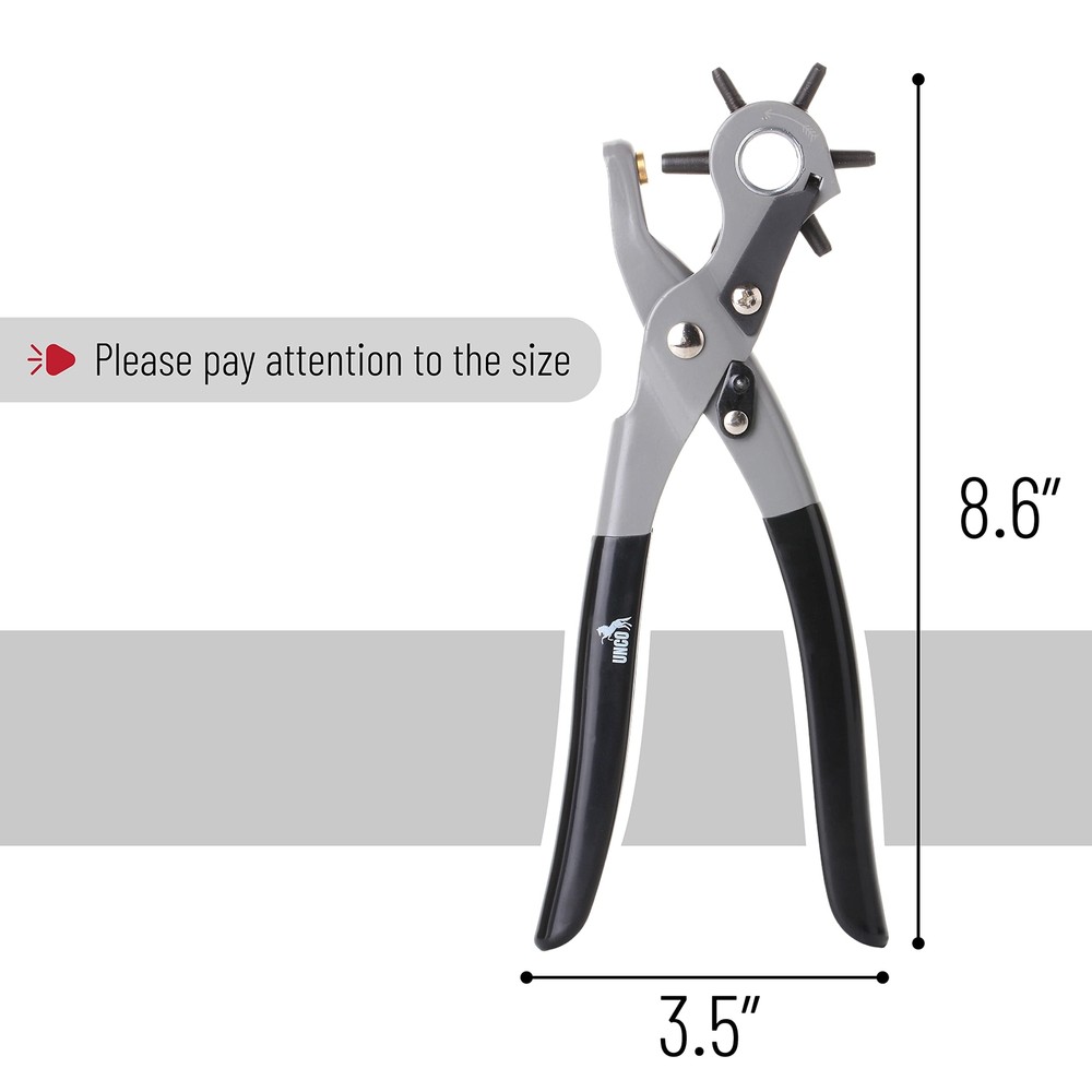 Leather Hole Punch Tool Multi Hole Sizes For Belts And Leather