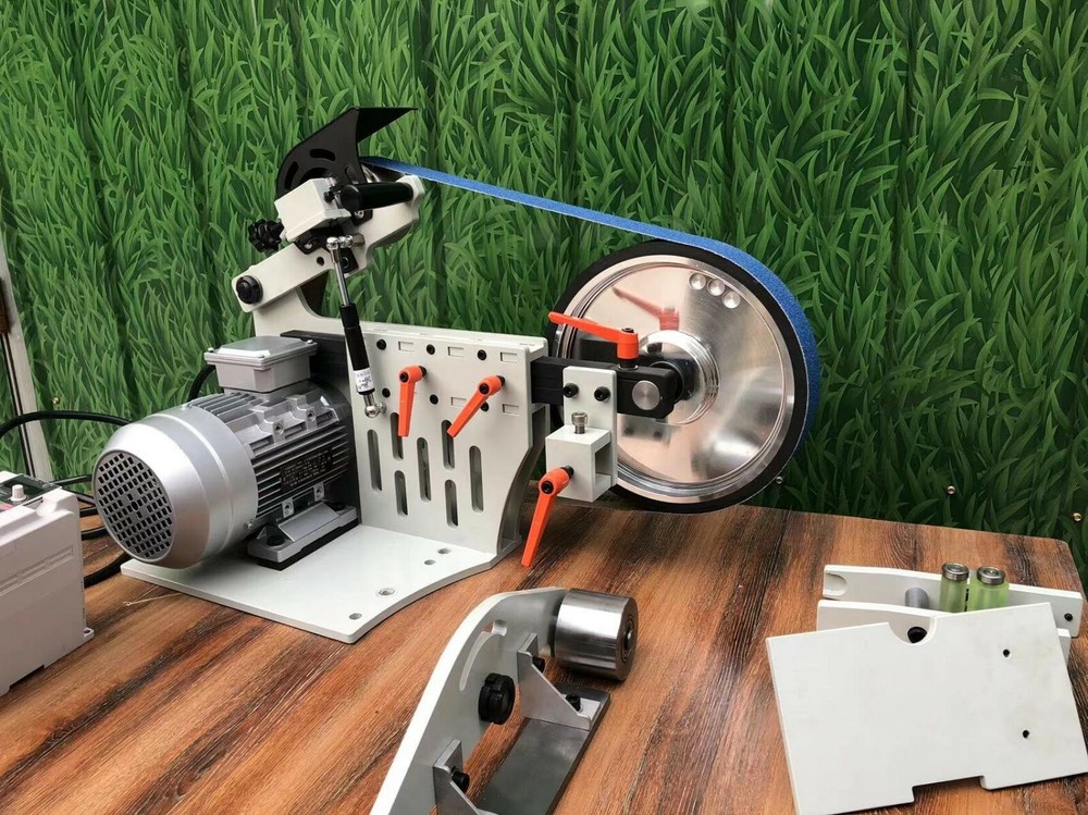 1 PC Multi-function 72"x2" Variable Speed Belt Sander Knife Grinder 220V 2 Stand