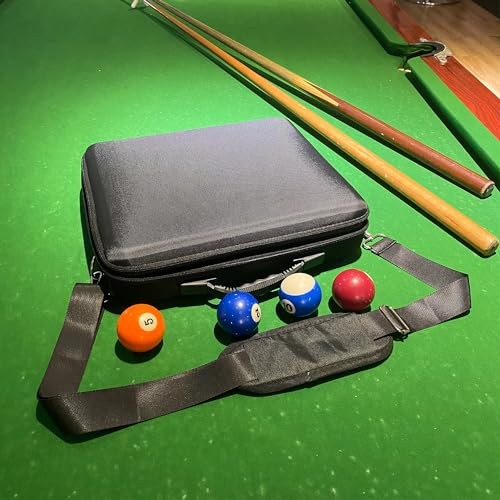 Pool Ball Carrying Case,Hard Billiard Ball Case Cue Ball Holder for Rectangle