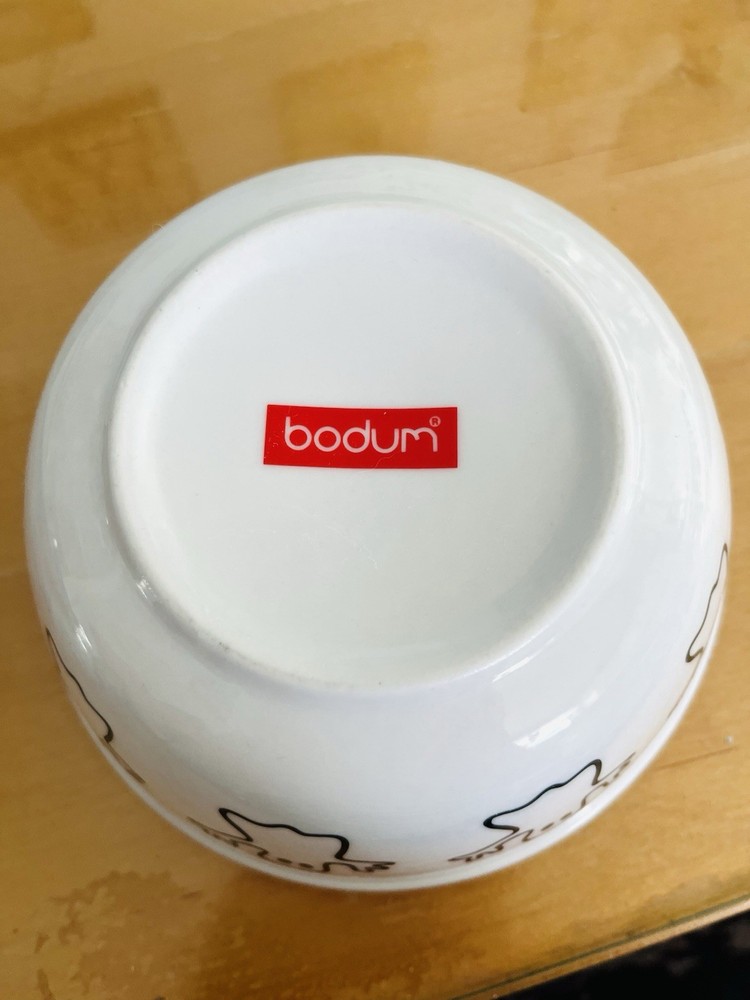 Bodum Ceramic Halloween Ghost Plates & Bowls Set