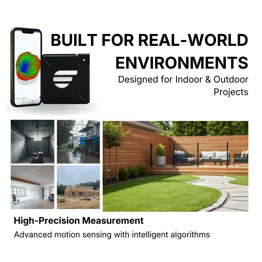 Advanced Motion Measuring Tool Construction Landscaping 3D Data Bluetooth APP PD