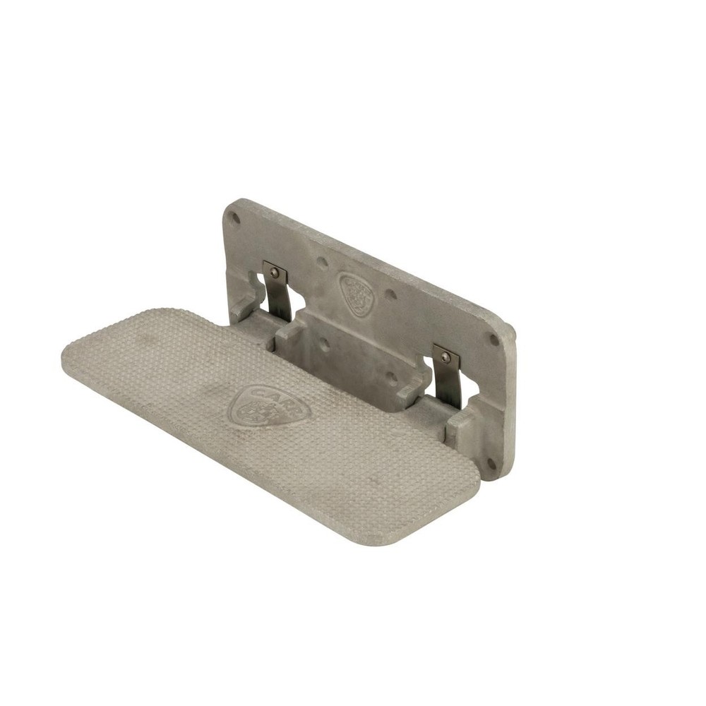 Carr Receiver Hitch Mounted Step - Mega Step; Hitch Mount; XM4 Mechanical Matte