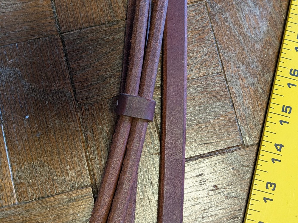 Western Leather Split Reins 1/2” x 8’