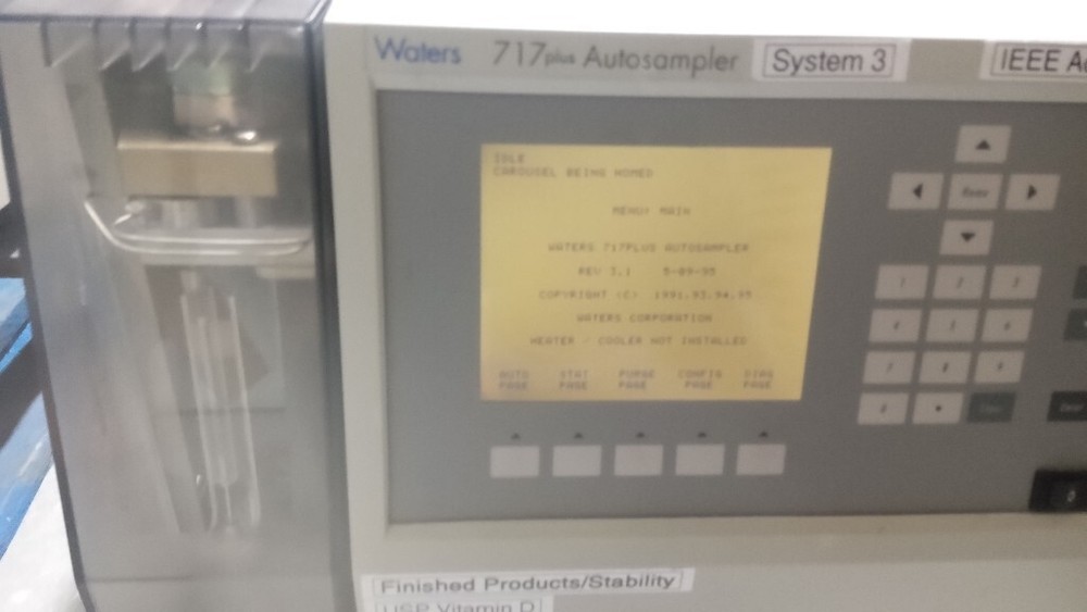 Waters 717 Plus HPLC Autosampler Liquid Chromatography WAT078900 Carousel Error