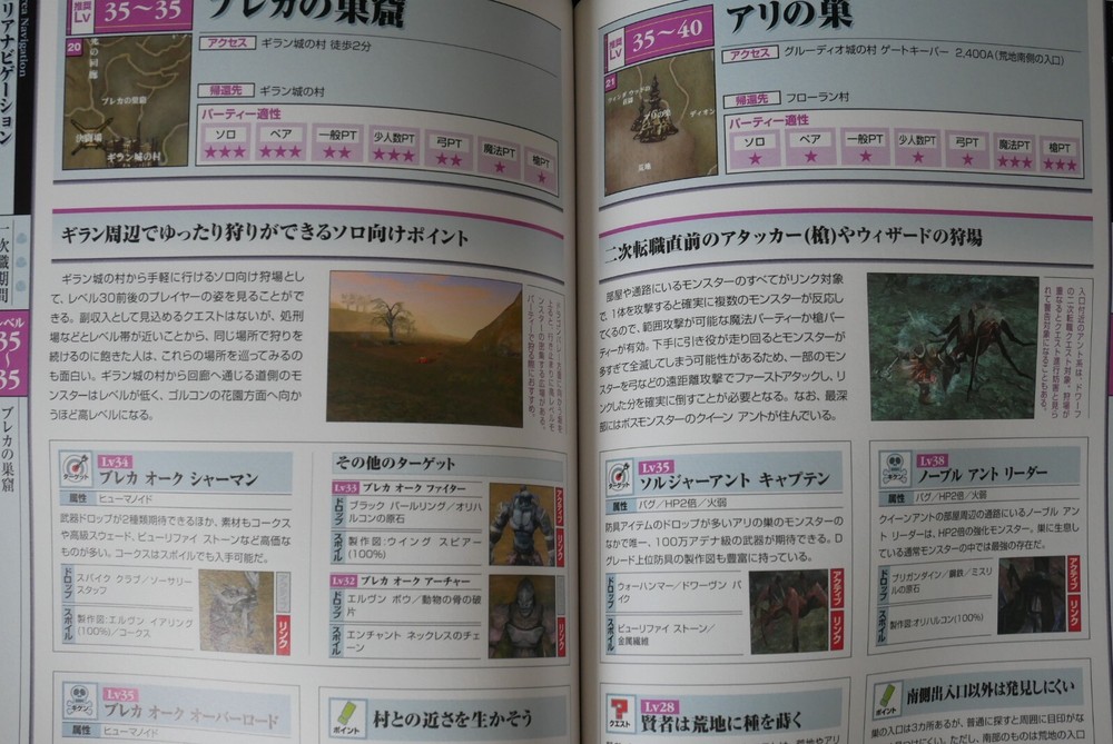 SHOHAN OOP: Lineage II Chronicle 4 Leveling Guide (Book) Damage - from JAPAN
