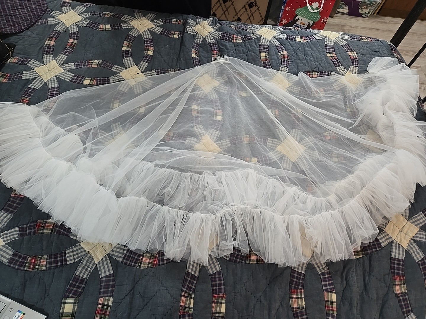 BHLDN Society James Stephanie Ruffled Veil