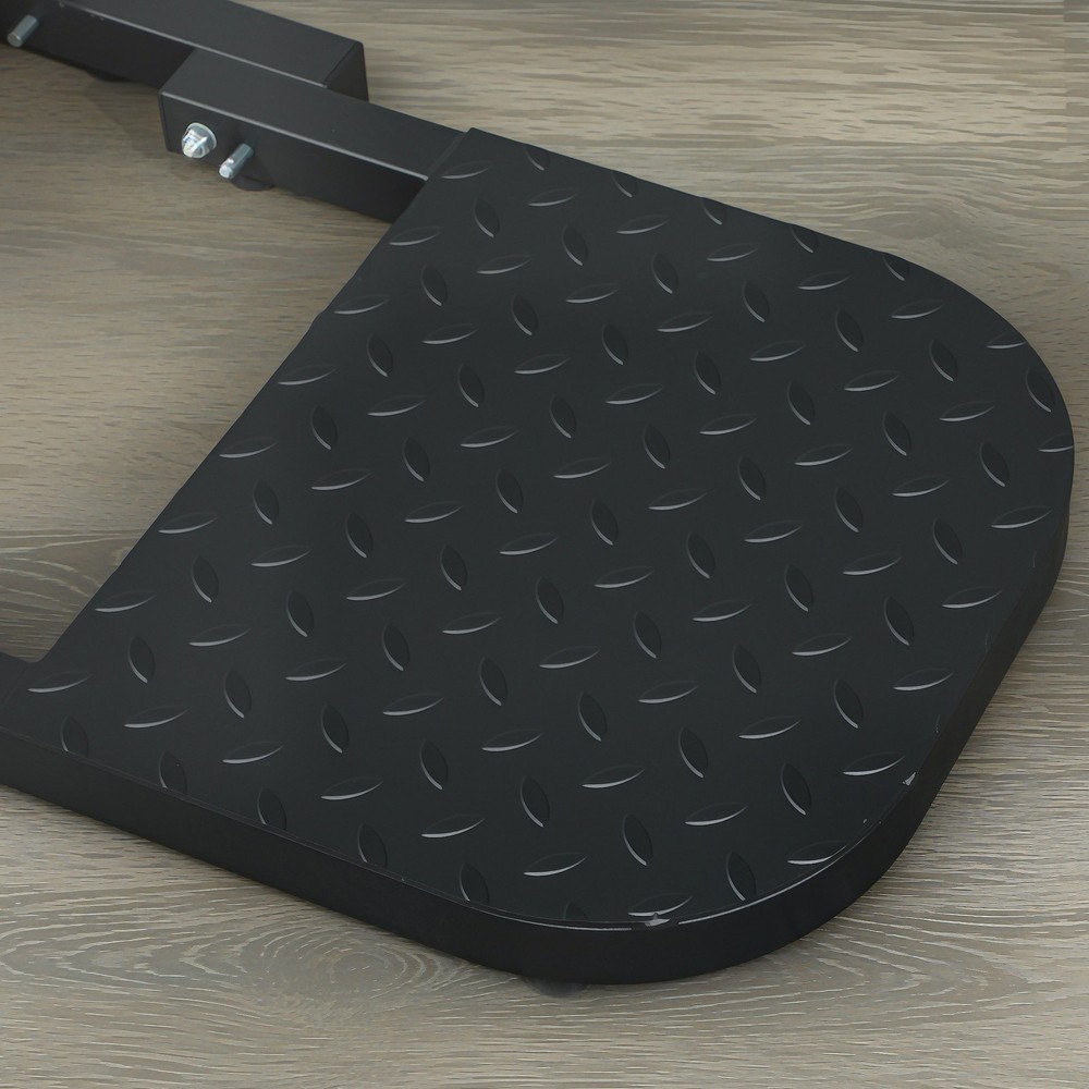 Sissy Squat Machine Hip Thrust Machine with Push Up Stand, Black