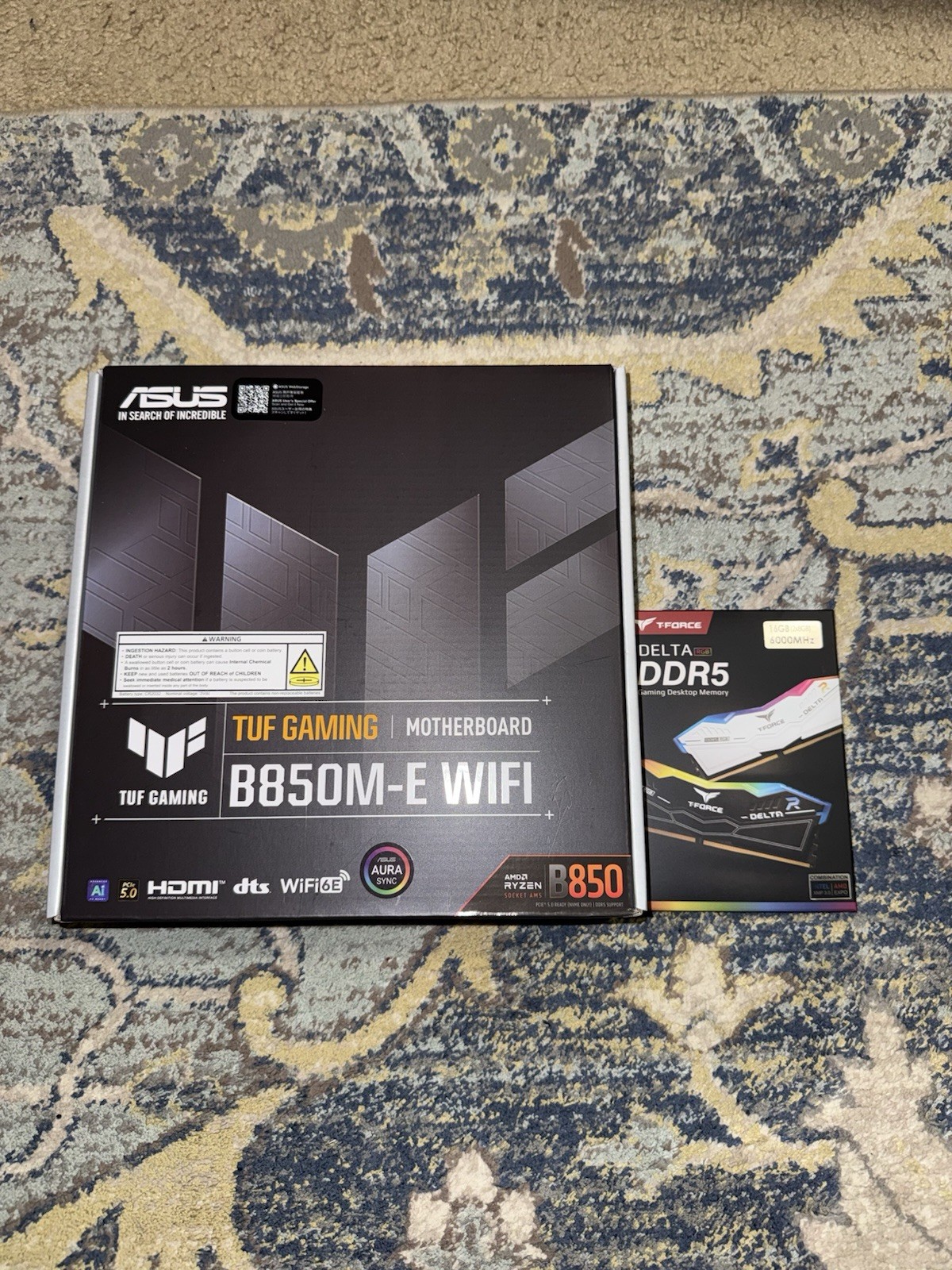 16GB DDR5 RAM + MOTHERBOARD COMBO