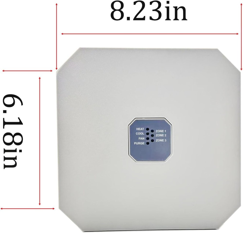 Control Panel Compatible with Thermostats HZ311 24V True Zone LED Status Display