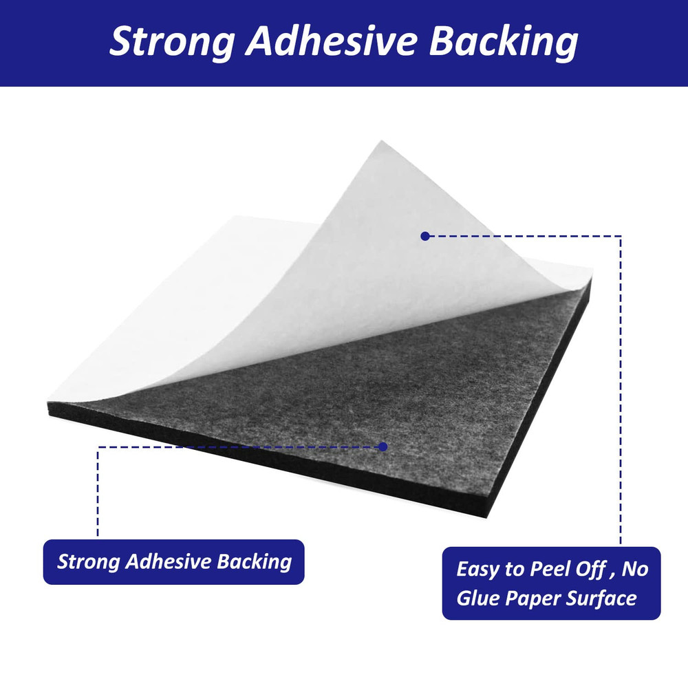 Foam Padding Sheets with Adhesive Backing - Self Stick Neoprene Insulation Fo...