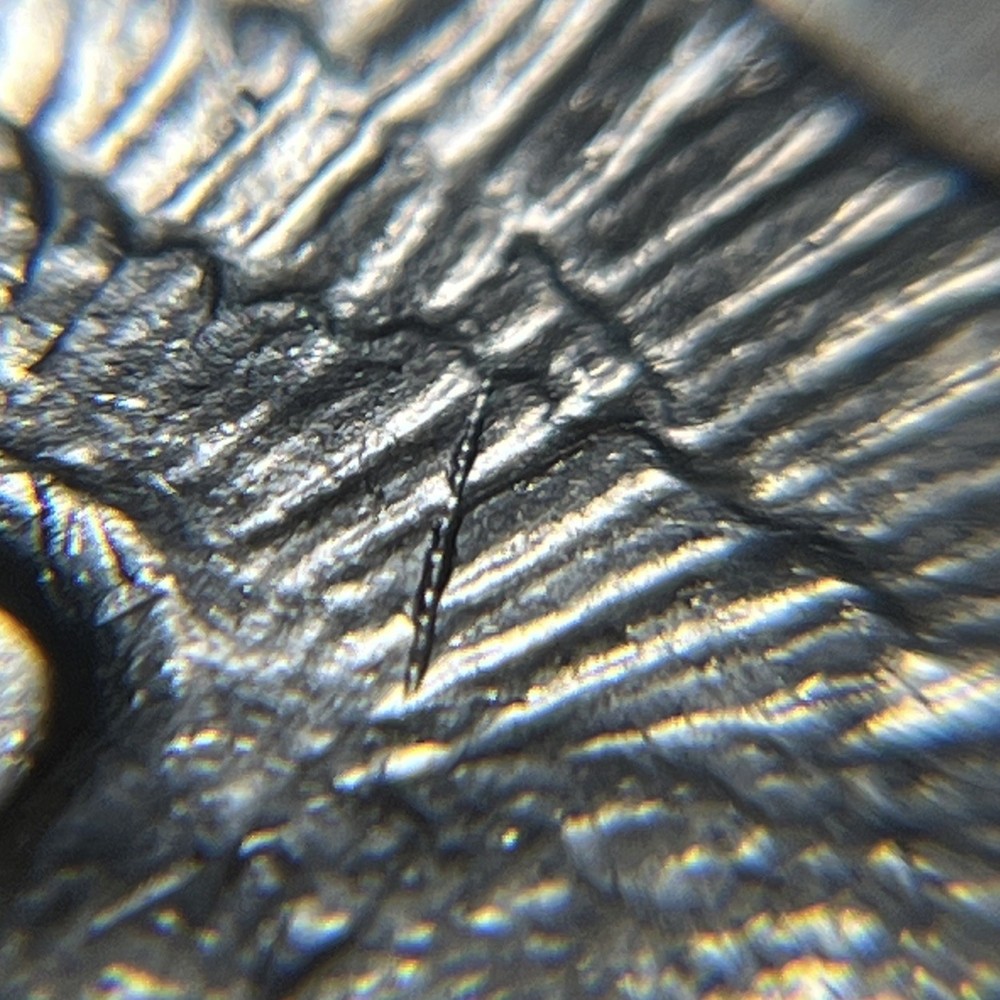 1972 P Eisenhower Ike Dollar Type 2 Die Crack Errors Wounded / Speared Eagle