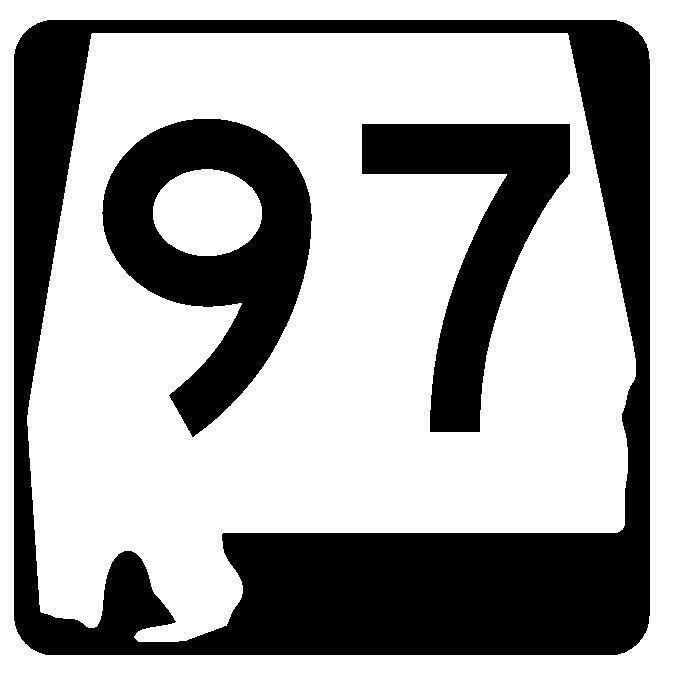 Alabama State Route 97 Sticker Decal