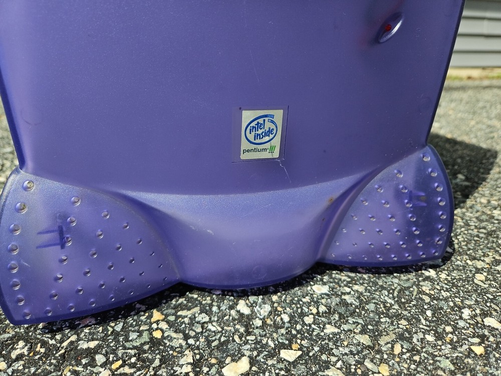 Vintage 1990s PC CPU Computer Translucent Case 89 S7