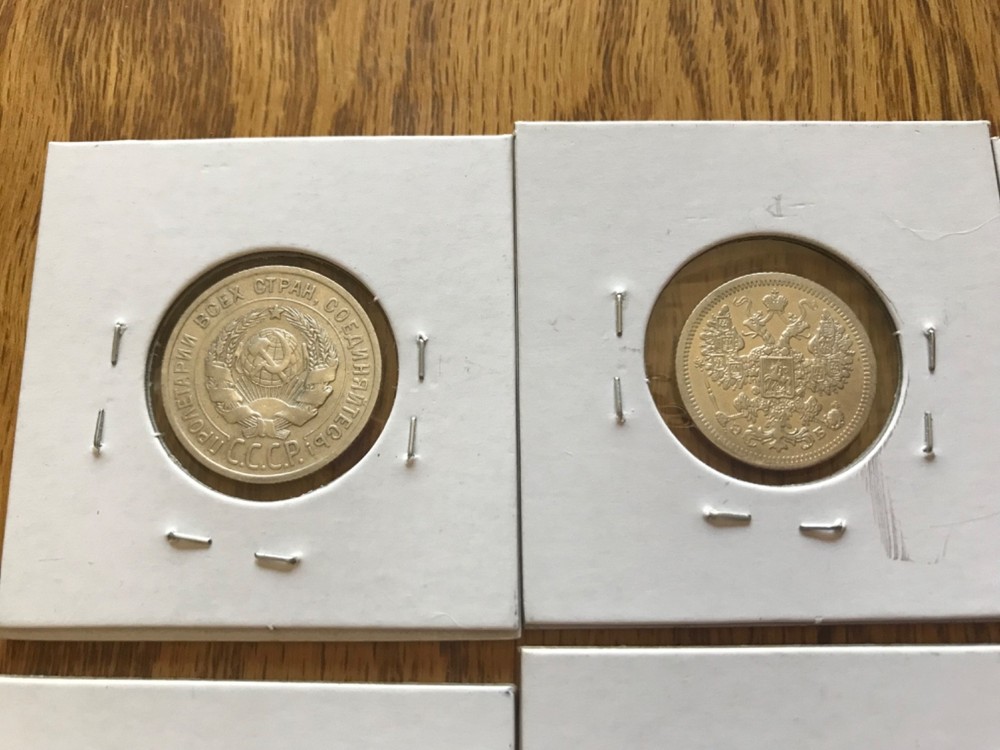 Russia Silver Kopeks-7 total