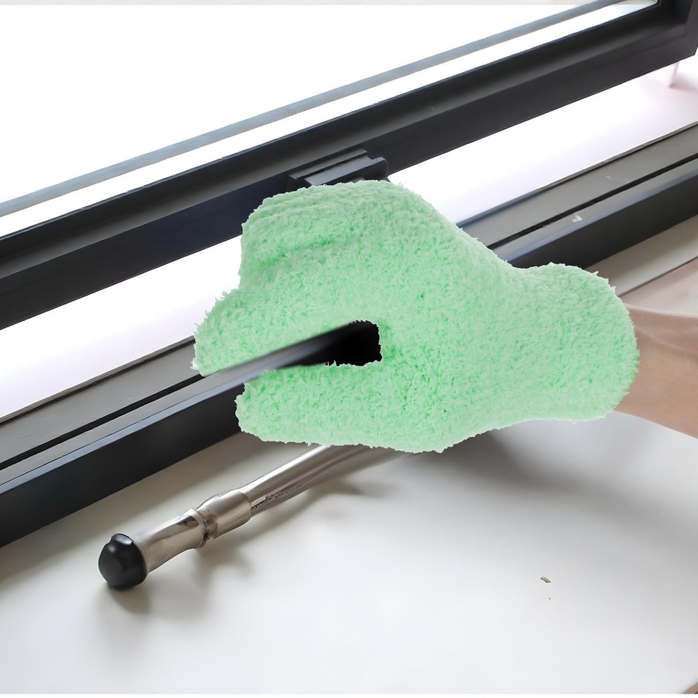 Plant Dusting Gloves, Microfiber Dusters for Cleaning Kitchen Indoor Mitt for...