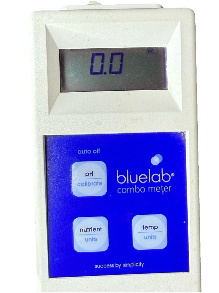 Bluelab Combo Meter pH EC Temperature Nutrient Solution Tester Kit Probes Case