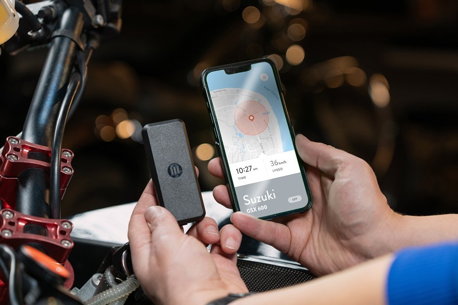 MONIMOTO 9 GPS Motorbike 5G Theft/Movement Tracker with Smartphone Alert App