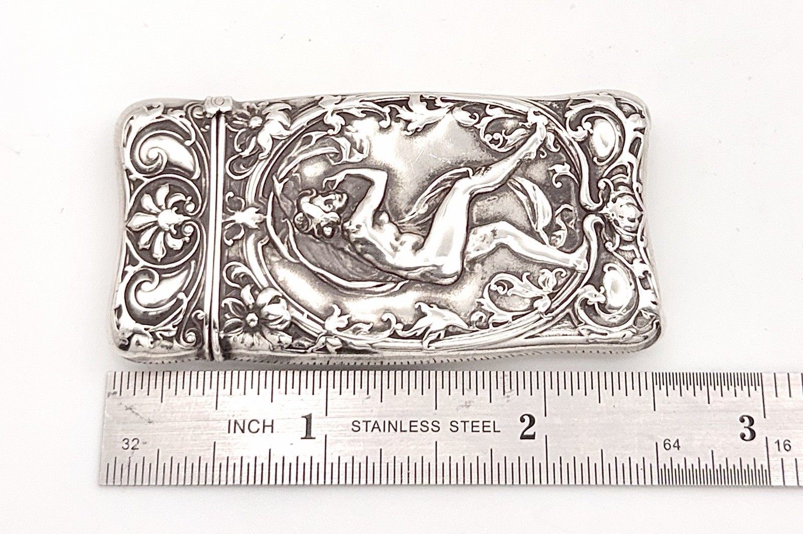 Gorham Sterling Match Safe - Art Nouveau/Jugendstil Design - Antique