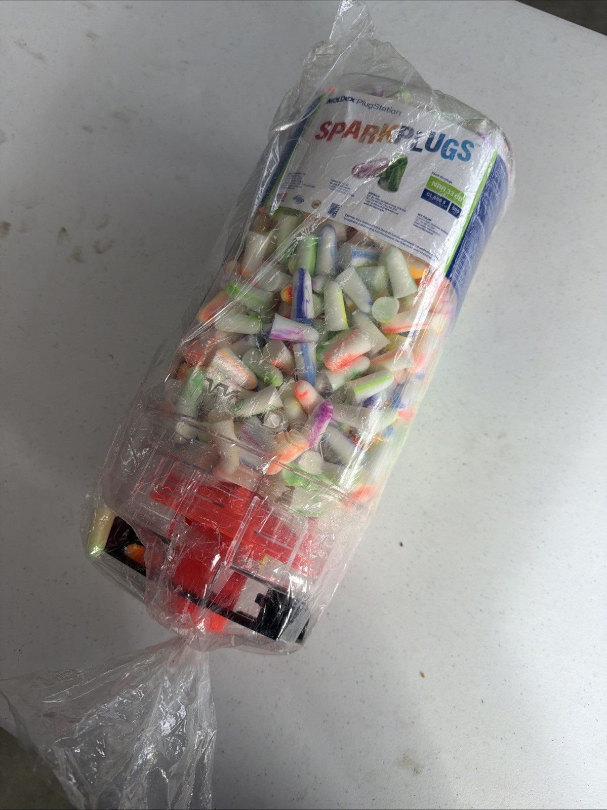 Moldex 6645 Sparkplugs Uncorded Foam NRR33 Extra Light Foam Ear Plugs, 500-Pairs