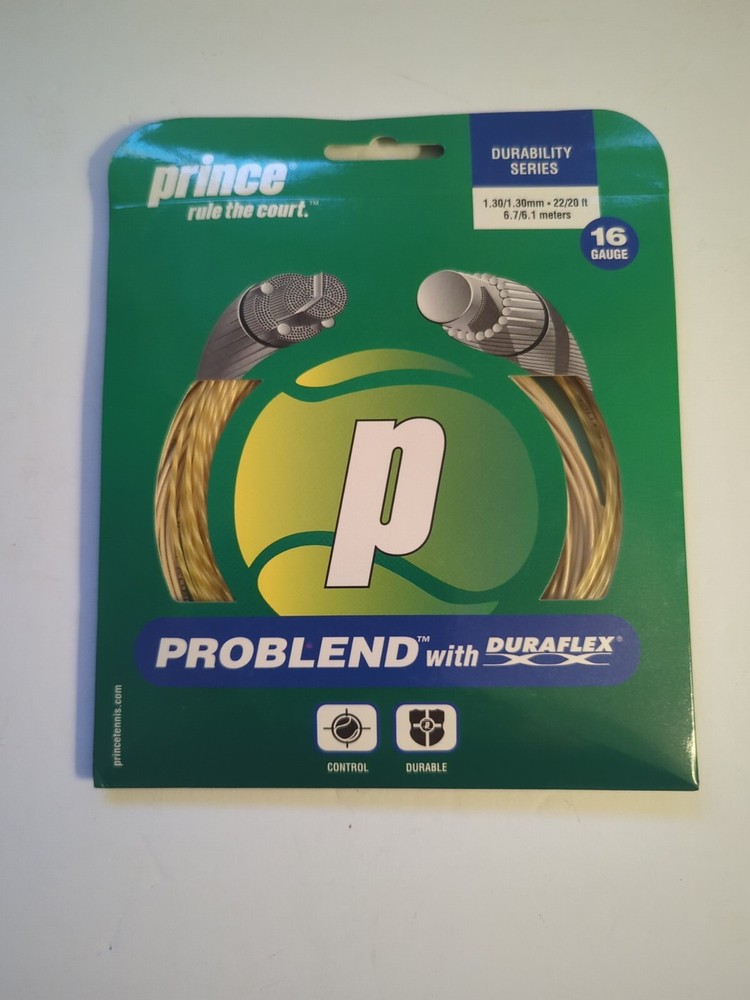Prince ProBlend with Duaraflex Racket Strings 16 Gauge