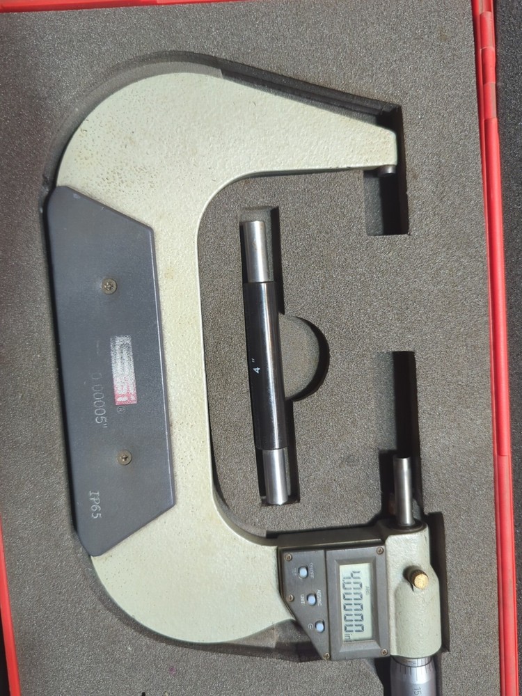 SPI IP65 ELECTRONIC MICROMETER 13-735-6 4-5" TESTED WORKING