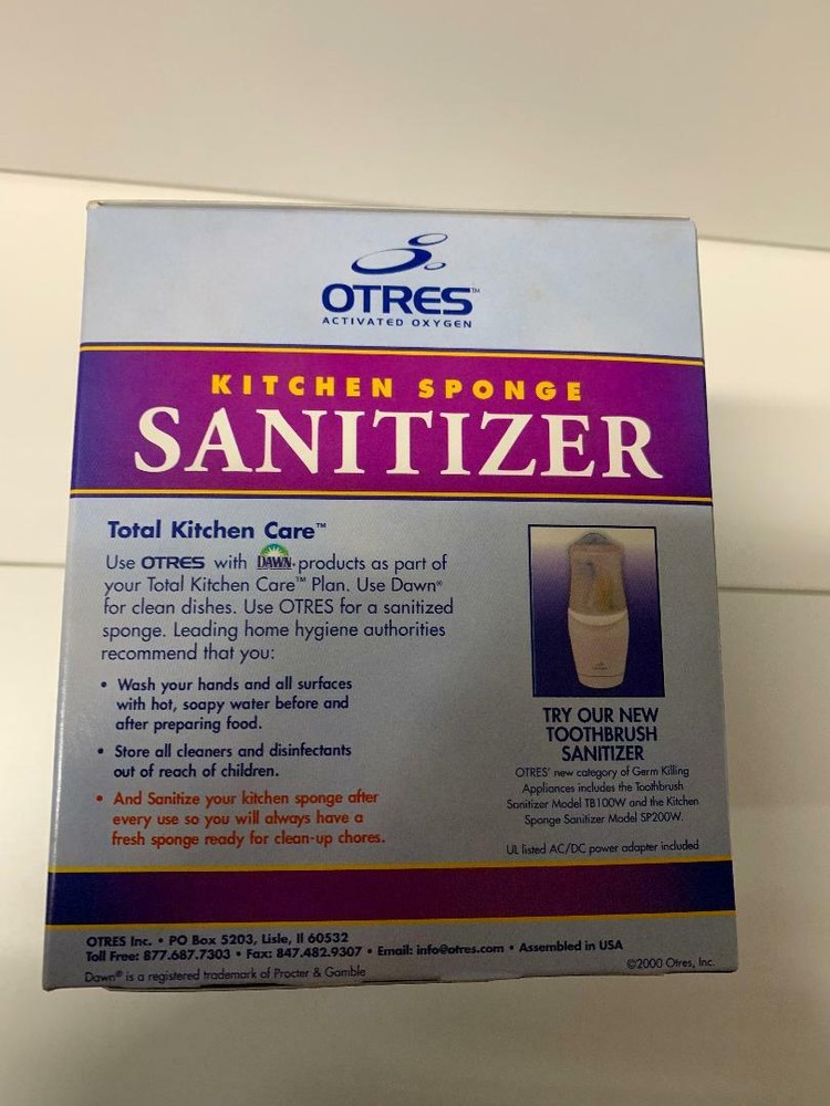 OTRES KITCHEN SPONGE SANITIZER KILLS GERMS GERM KILLER