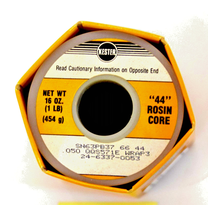 Genuine Kester 24-6337-0053 Rosin Core, 0.050" dia., 1 lb. FAST FREE SHIPPING