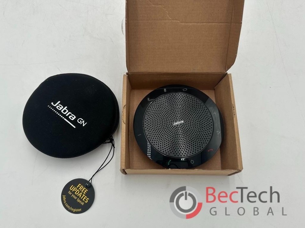 Jabra GN 7510-409 Speakerphone +Bluetooth + USB Portable system W/Case