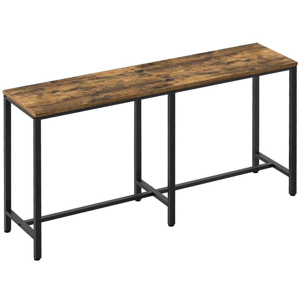 63" Long Bar Table, Counter Bar Height Table, High Top Table, Rectangular Bar...